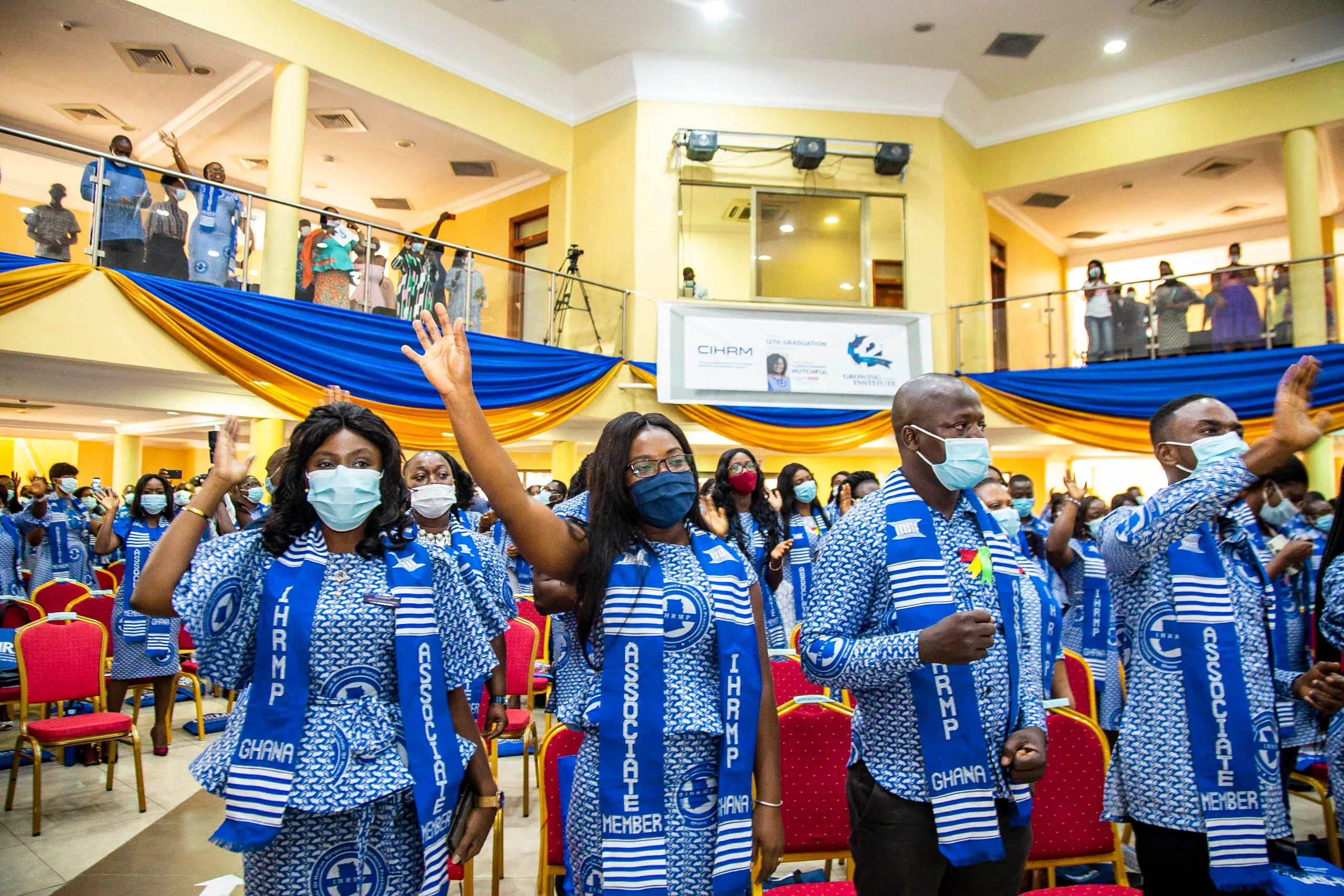 CIHRM members at induction