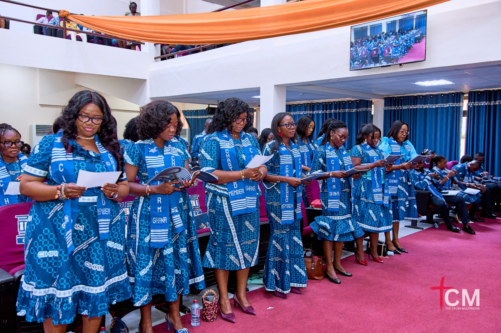 CIHRM members at the induction ceremony